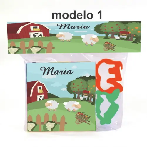 Massinha e 2 Cortador-fazendinha