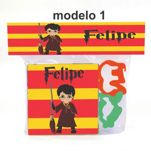 Massinha e 2 Cortador-harry Potter-modelo 1