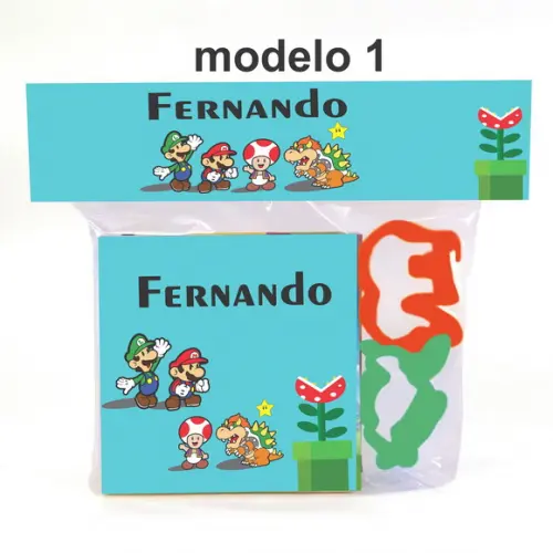 Massinha e 2 Cortador-mario Bros