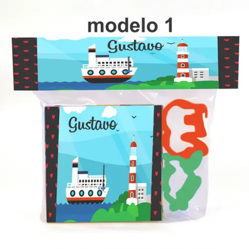 Massinha e 2 Cortador-marinheiro