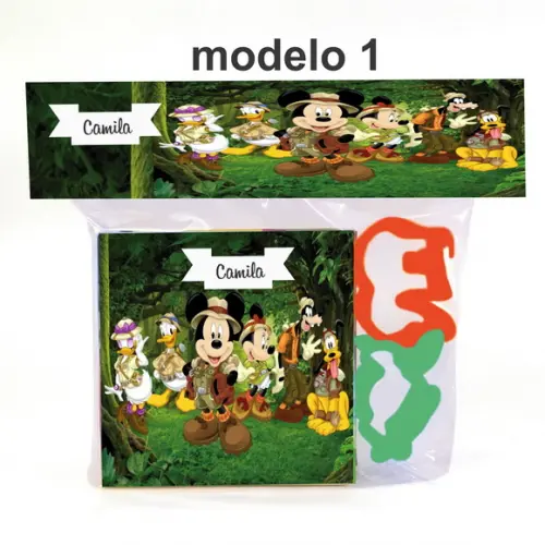 Massinha e 2 Cortador-mickey Safari