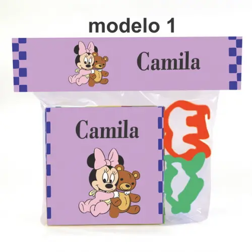 Massinha e 2 Cortador-mickey Baby