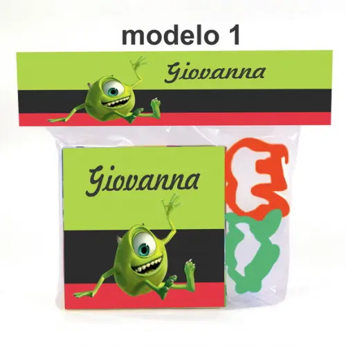Massinha e 2 Cortador-mike Wazowski