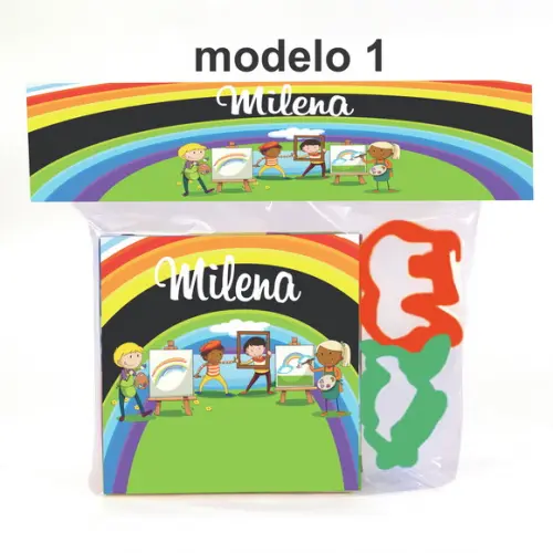 Massinha e 2 Cortador-pintando o 7