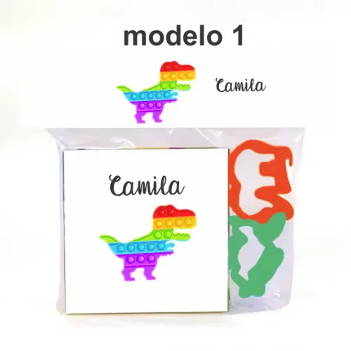 Massinha e 2 Cortador-pop Fidget