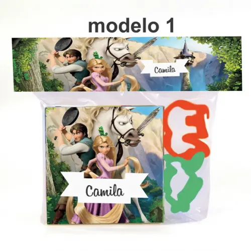 Massinha e 2 Cortador-rapunzel