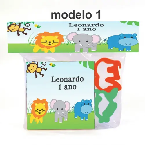 Massinha e 2 Cortador-safari