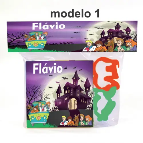 Massinha e 2 Cortador-scooby Doo