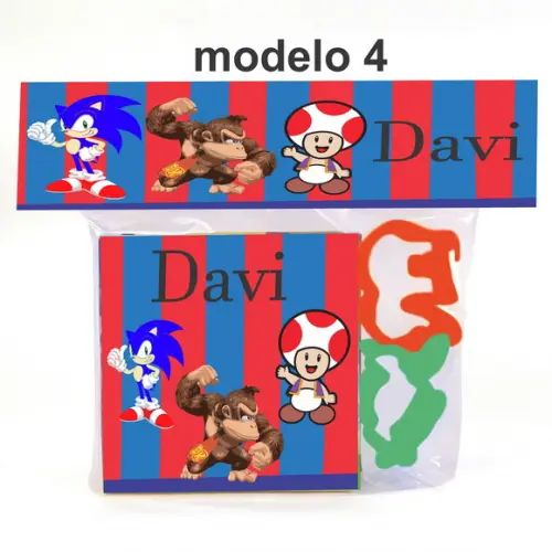 Massinha e 2 Cortador-sonic