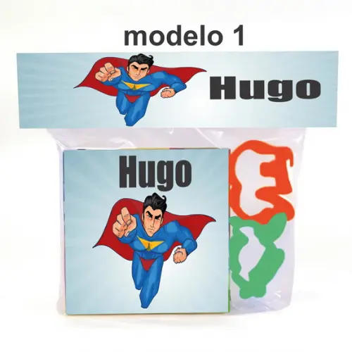 Massinha e 2 Cortador-super Heroi