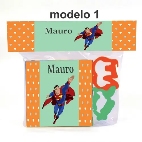 Massinha e 2 Cortador-super Homem