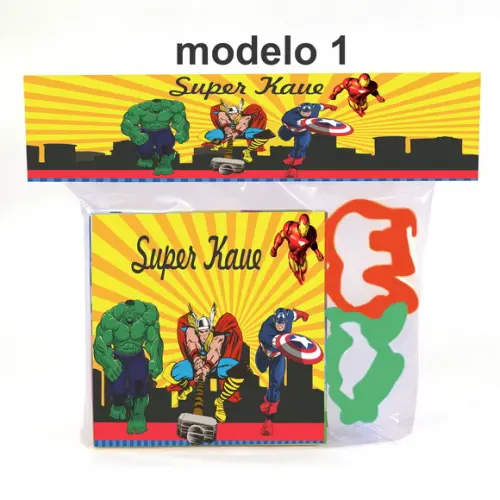 Massinha e 2 Cortador-vingadores