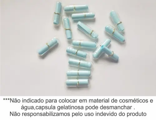 Mini Cápsulas Mensagens/sem Nada Escrito,papel Azul Claro