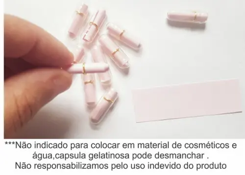Mini Cápsulas Mensagens/sem Nada Escrito,papel Rosa Claro