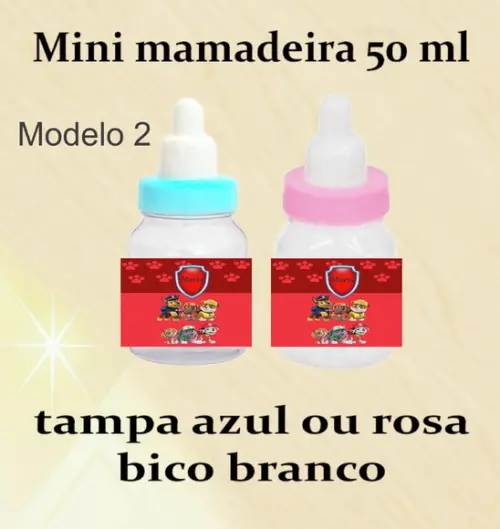 Mini Mamadeira- Patrulha Canina