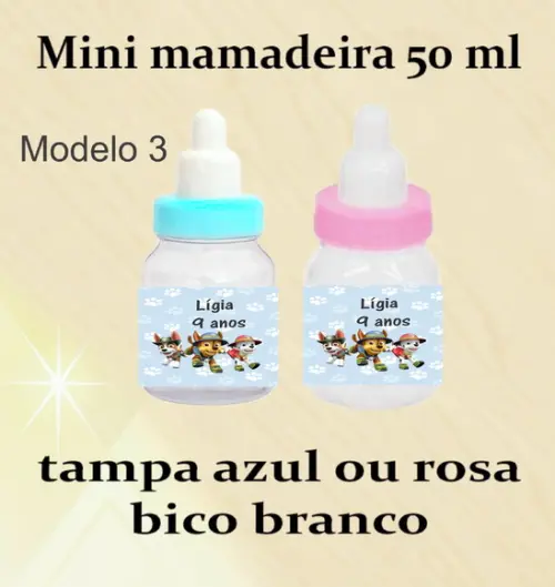 Mini Mamadeira- Patrulha Canina