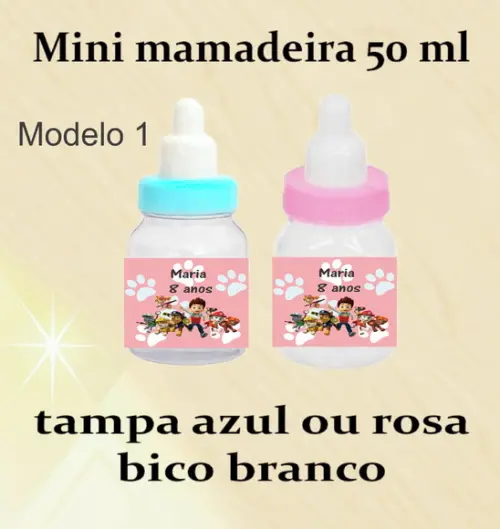 Mini Mamadeira- Patrulha Canina