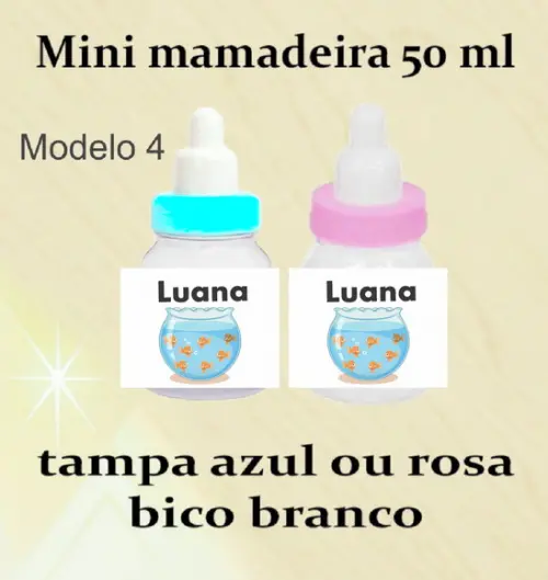Mini Mamadeira-aquário
