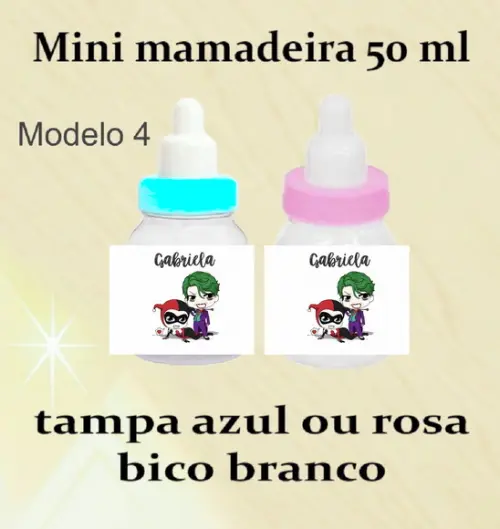 Mini Mamadeira-arlequina