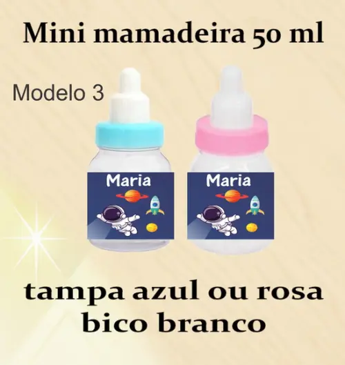 Mini Mamadeira-astronauta