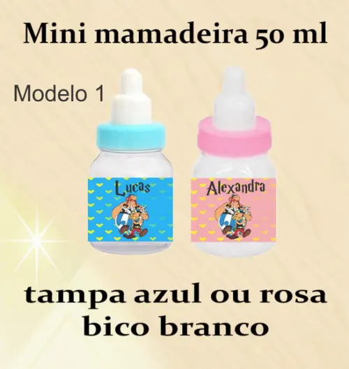 Mini Mamadeira-asterix