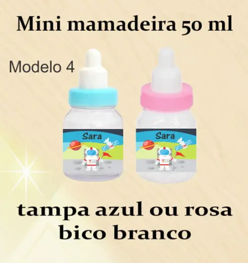 Mini Mamadeira-astronauta
