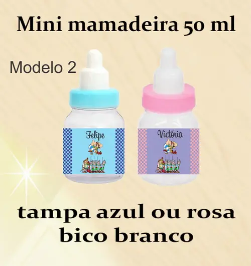 Mini Mamadeira-asterix