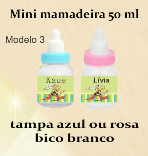 Mini Mamadeira-asterix
