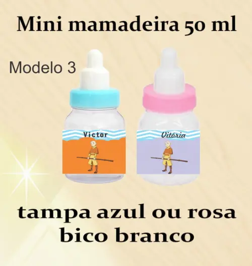 Mini Mamadeira-avatar Aang