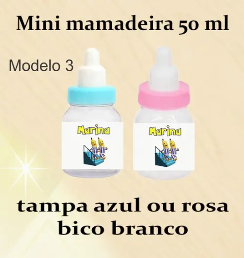 Mini Mamadeira-bananas de Pijama