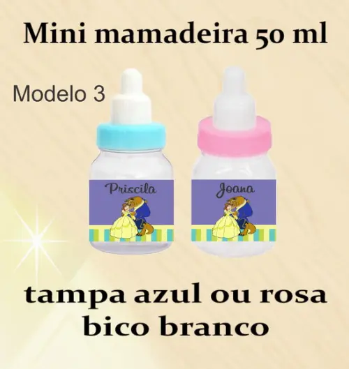 Mini Mamadeira-bela e a Fera