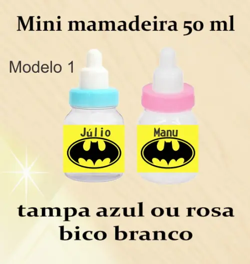 Mini Mamadeira-batman