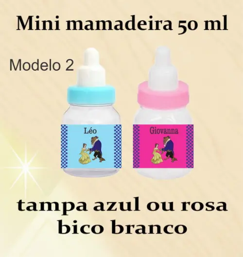 Mini Mamadeira-bela e a Fera
