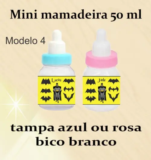 Mini Mamadeira-batman