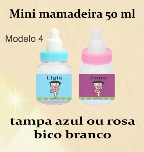 Mini Mamadeira-betty Boop