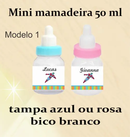 Mini Mamadeira-capitão Planeta