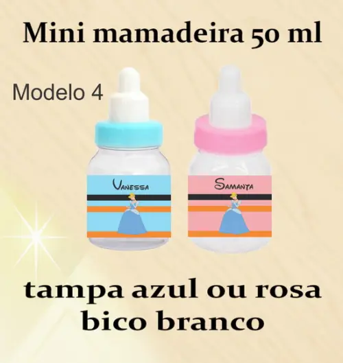Mini Mamadeira-cinderela