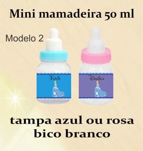 Mini Mamadeira-cinderela