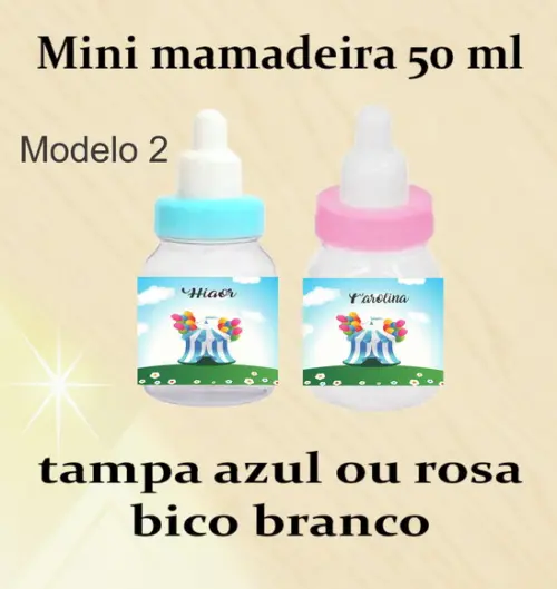 Mini Mamadeira-circo