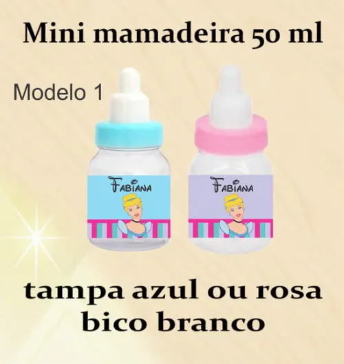 Mini Mamadeira-cinderela