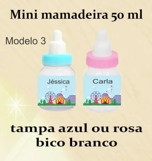 Mini Mamadeira-circo