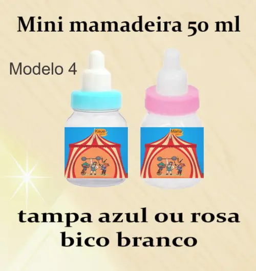 Mini Mamadeira-circo