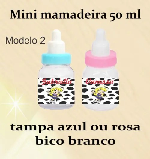 Mini Mamadeira-cowboy