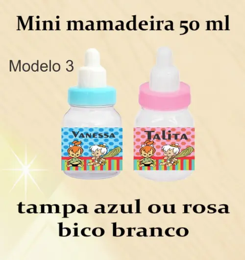 Mini Mamadeira-fred Flintstone