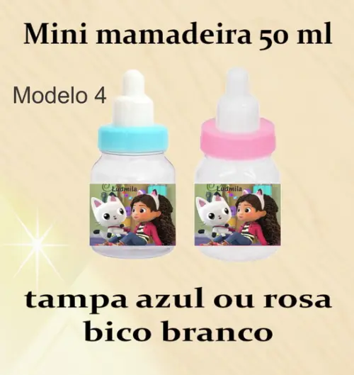 Mini Mamadeira-gabi Casa Mágica
