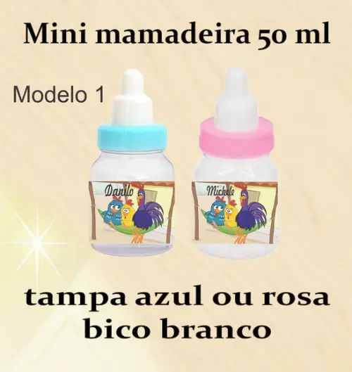 Mini Mamadeira-galinha Pintadinha