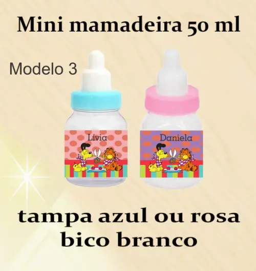 Mini Mamadeira-garfield