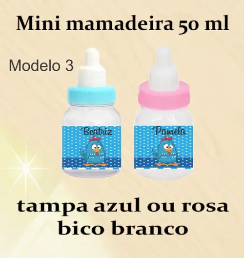 Mini Mamadeira-galinha Pintadinha