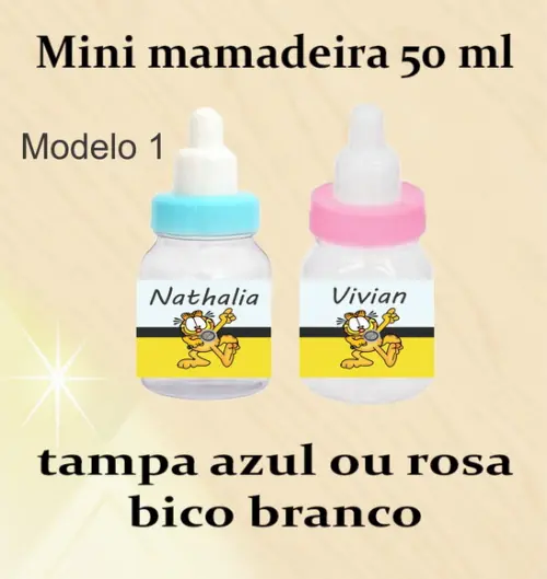 Mini Mamadeira-garfield