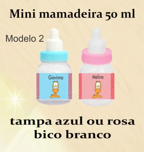 Mini Mamadeira-garfield